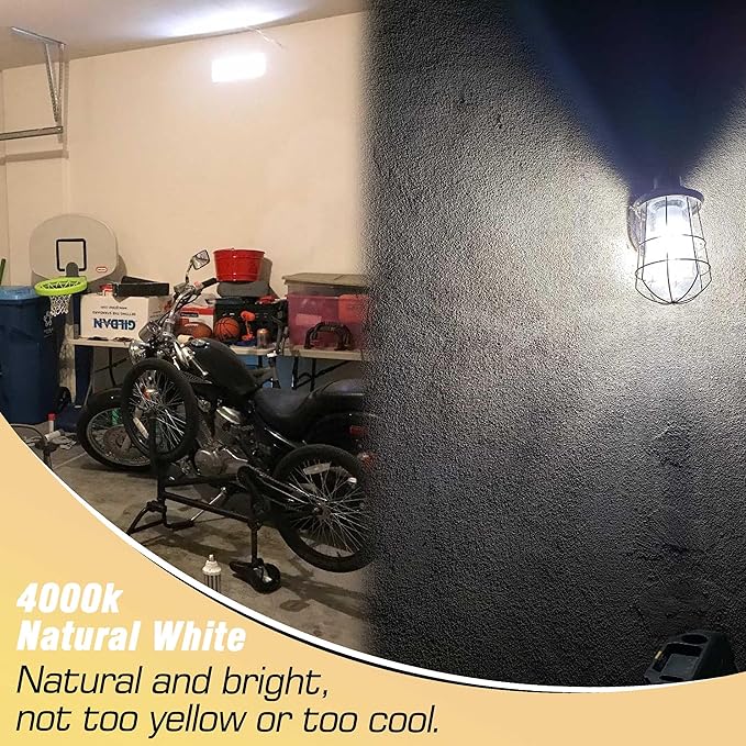 1.57 x 4.92 inch Big E26 15W LED Corn Bulbs 2000 Lumen 150 Watt Equivalent Incandescent Bulbs 4000K Natural White Candelabra Ceiling Fan LED Bulbs for Indoor Outdoor Home Garage Warehouse, 2 Pack