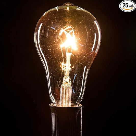 Hometown Evolution, Inc. Box of 25 PS50 Clear 7 Watt C9 (E17) Intermediate Base Replacement Bulbs