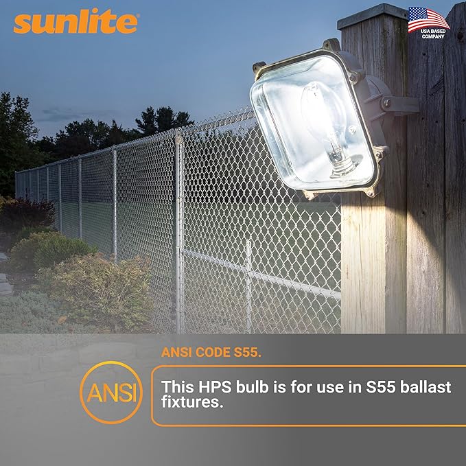 Sunlite 03663 MH400/U/MOG M59 Metal Halide Lamp, 400 Watts, Mogul Base (E39), ED37, 12,000 Hour Life Span, 36000 Lumen, Clear Finish, 4000K