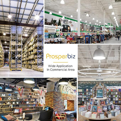 300W Equivalent LED Light Bulb, Super Bright 4060 Lumen 5000k Cool Daylight White A23 E26 Medium Base 33 Watt LED Bulb for Garage Warehouse Workshop Backyard Patio Street Supermarket, 4-Pack