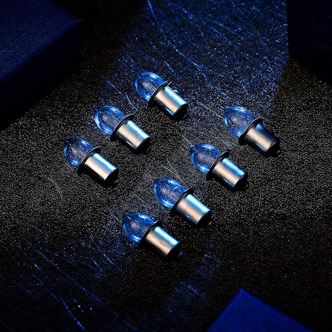 Mudder 8 Pieces 2D-2.4-Volt 0.7A Krypton Flashlight Bulb Replacement Bayonet Base Bulb
