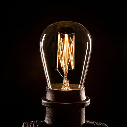 Hometown Evolution, Inc. Box of 25 S14 Lantern Edison 11 Watt Commercial E26 Base Replacement Bulbs