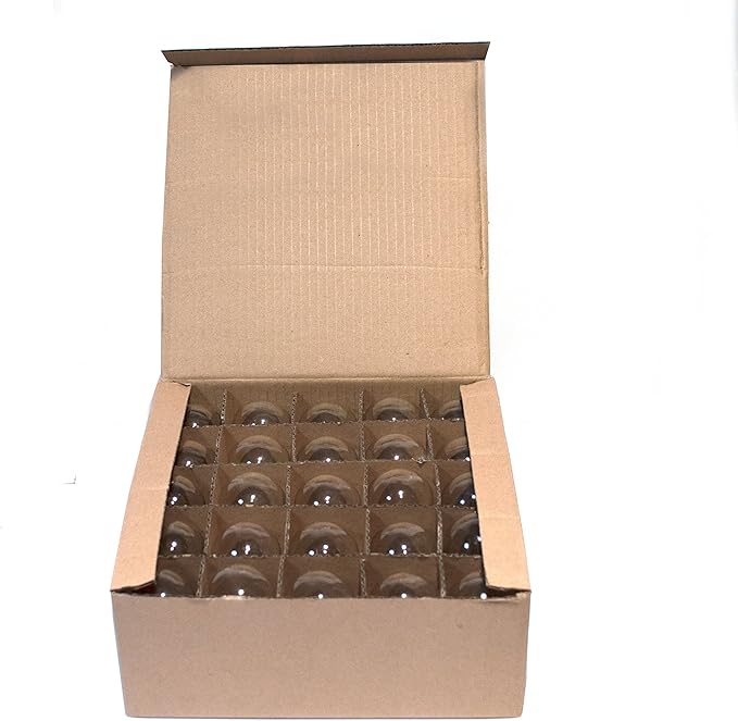 Hometown Evolution, Inc. Box of 25 ST40 Clear 7 Watt C9 (E17) Intermediate Base Replacement Light Bulbs