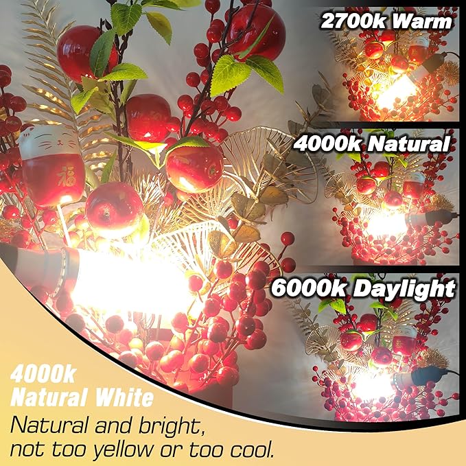 1.57 x 4.92 inch Big E26 15W LED Corn Bulbs 2000 Lumen 150 Watt Equivalent Incandescent Bulbs 4000K Natural White Candelabra Ceiling Fan LED Bulbs for Indoor Outdoor Home Garage Warehouse, 2 Pack