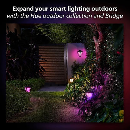 Philips Hue Outdoor 16-Foot Smart LED Light Strip - White and Color Ambiance - 2 Pack - Requires Hue Bridge - Weatherproof - Control with Hue App - Works with Alexa, Google Assistant and Apple HomeKit