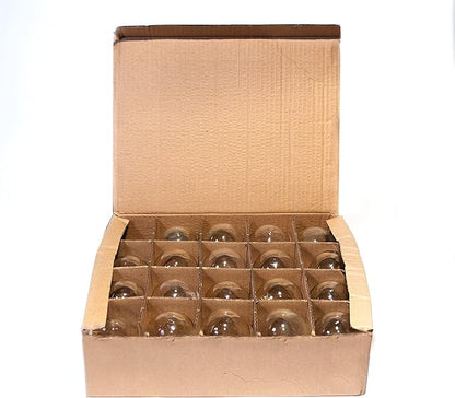 Hometown Evolution, Inc. Box of 25 G60 Lantern Edison 2.5 Inch 7 Watt C9 E17 Base Replacement Bulbs