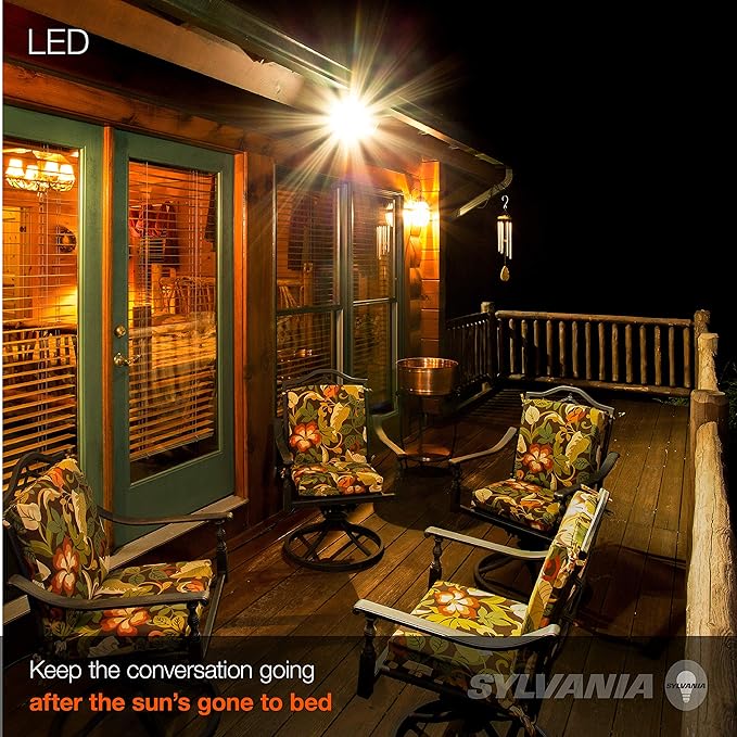 LEDVANCE Sylvania Flood BR30 LED Light Bulb, 100W = 15.5W, Dimmable, 10 Year, 1450 Lumens, 2700K, Soft White - 6 Pack (41255)