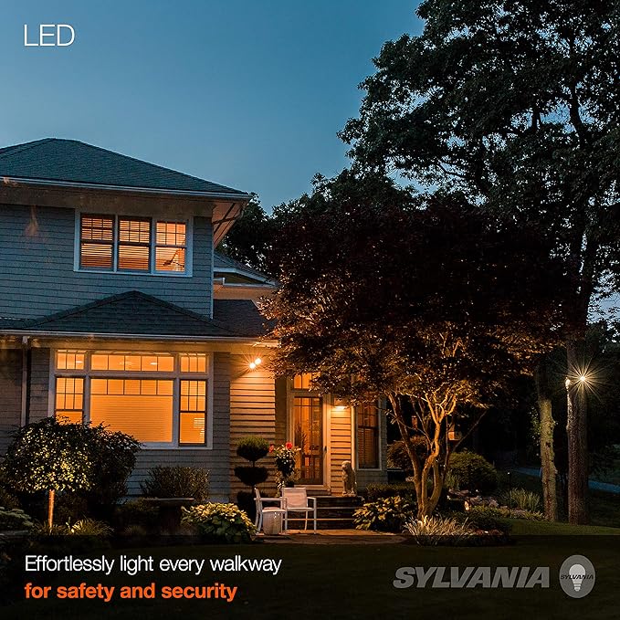 LEDVANCE Sylvania Flood BR30 LED Light Bulb, 100W = 15.5W, Dimmable, 10 Year, 1450 Lumens, 2700K, Soft White - 6 Pack (41255)
