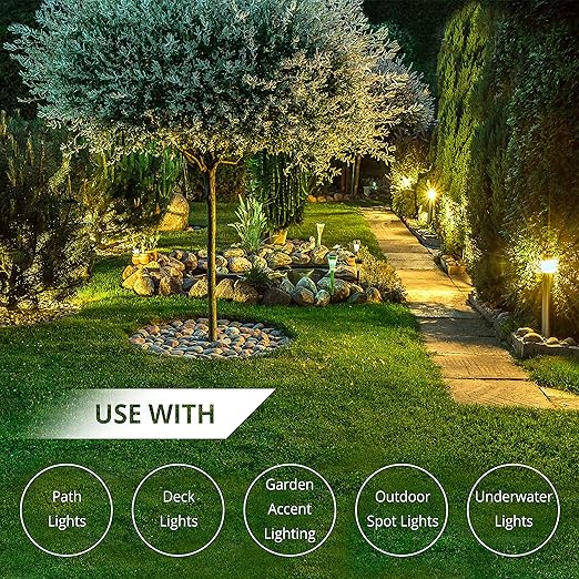 Wirefy 10/2 Low Voltage Landscape Wire 200 ft | Low Voltage Landscape Lighting Wire | Pure Copper | Outdoor Direct Burial | 10-Gauge 2-Conductor 200 Feet | UL Listed
